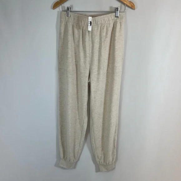 NWT / madewell Brushed Jersey Jogger Pants - Picture 5 of 10